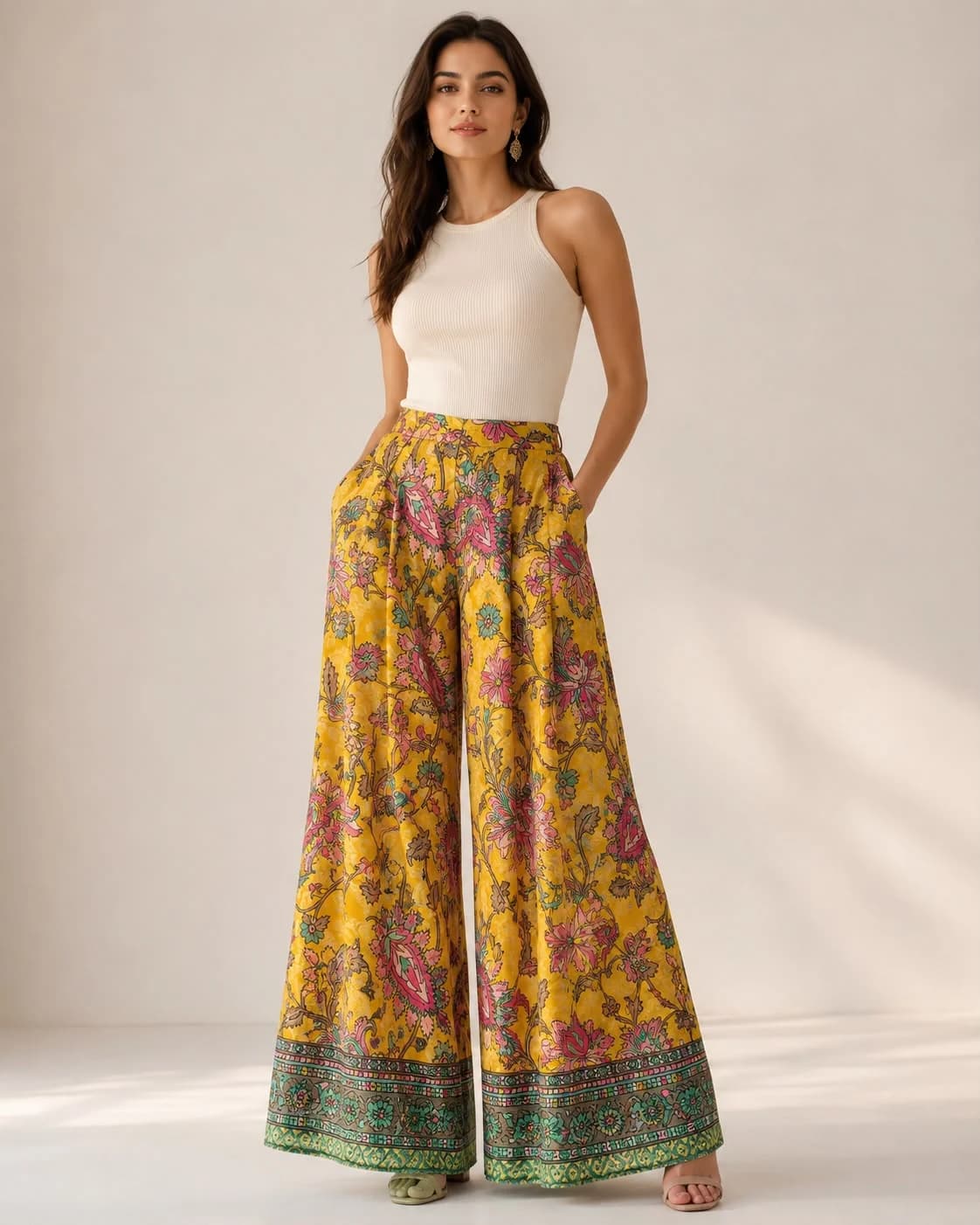 soleil-etnik-cicek-desenli-sari-ipek-bol-paca-pantolon