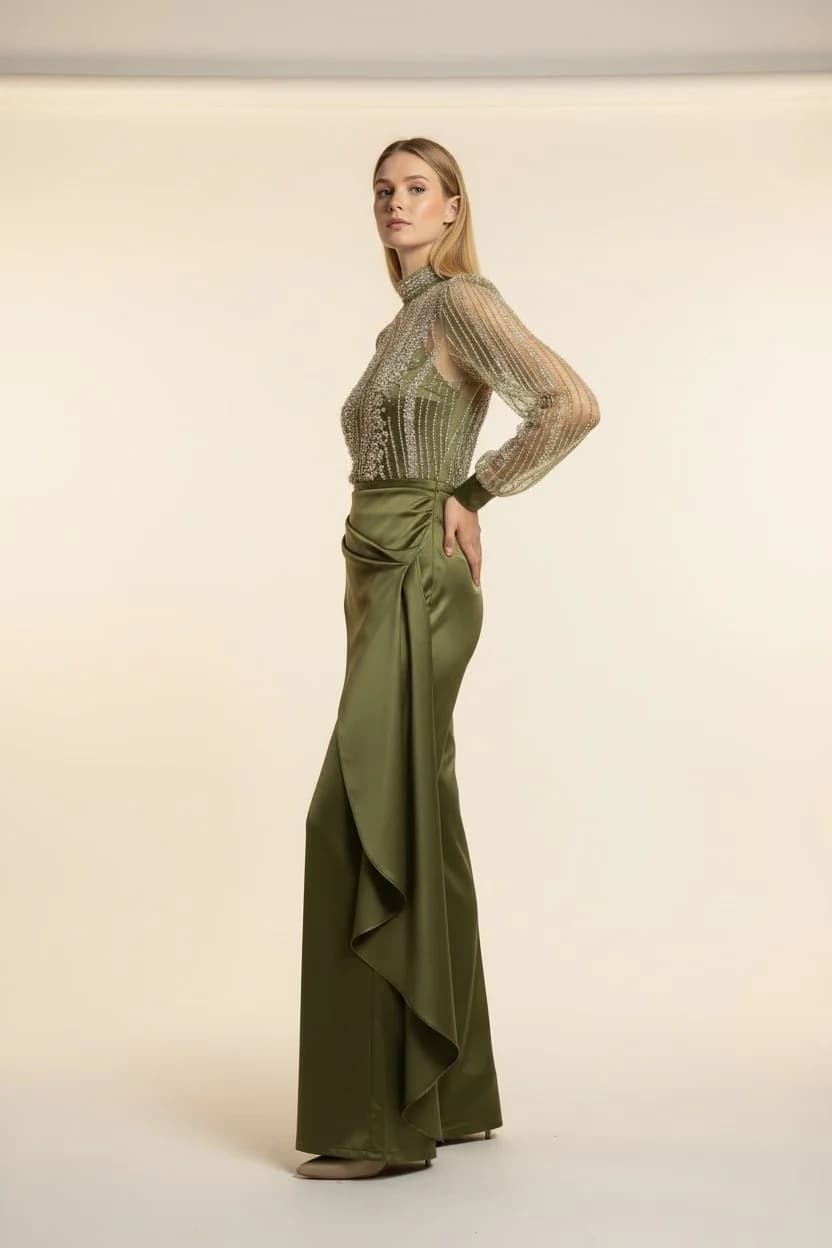 verde-isiltili-tul-ustlu-saten-drape-kuyruklu-tulum